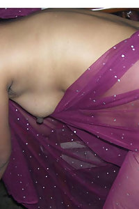 Indian Bhabhi Exposed Transparent Saree