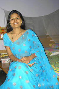 Horny Looking Indian Wife Blue Sari Pictures
