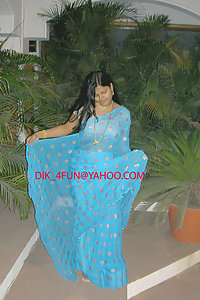 Horny Looking Indian Wife Blue Sari Pictures