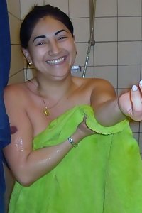 Hot Indian Wife Bathroom Taking Shower Nude Images