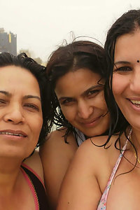 These Indian Girls Enjoying Nude On Beach