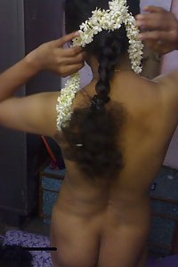 Indian Wife Yasmeen White Sari Naked