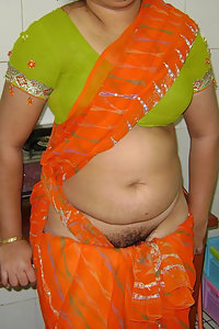 Indian Housewife Kishwar Saree Stripped Nude