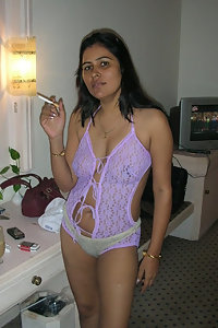 Hot Sajida White Nighty Stripped Naked