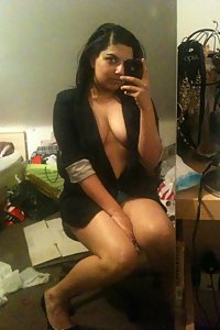 Chubby Indian Girl Taking Nude Selfies