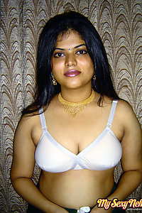 Gorgeous Neha Nair White Bra Giving Nude Pics