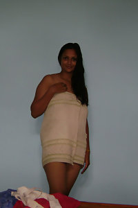 Indian Girl After Shower Unwrapping Her Towel