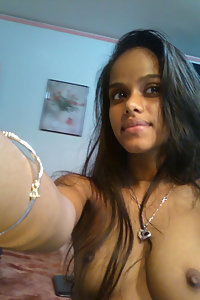 Hot Indian Girl Babydoll Dress Stripped