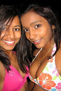 Naughty indian girls playing with each other