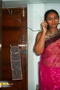 Horny Damini Bhabhi Saree Stripped Naked