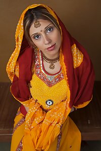 Nude NRI Gujarati Traditional Dress Chania Cholie