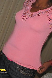 Indian Girl Ashima Sexy Pink Top