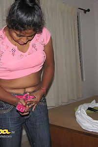 Indian Girl Ashima Sexy Pink Top