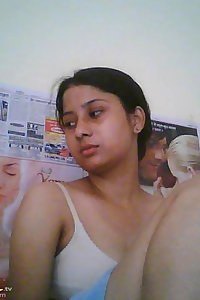 Beautiful Indian Girl Without Bra Posing Hot
